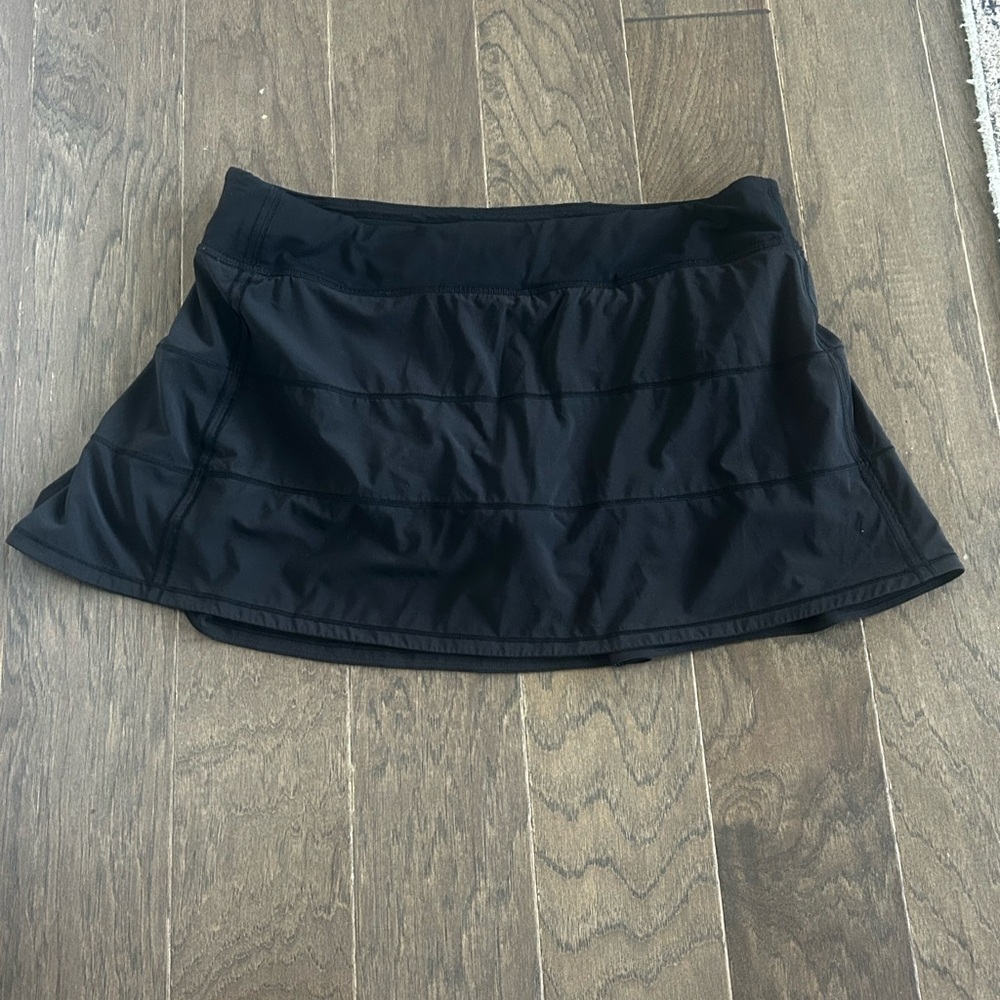 Lululemon Black Skirt with Shorts under Size 14 - Picture 2 of 7